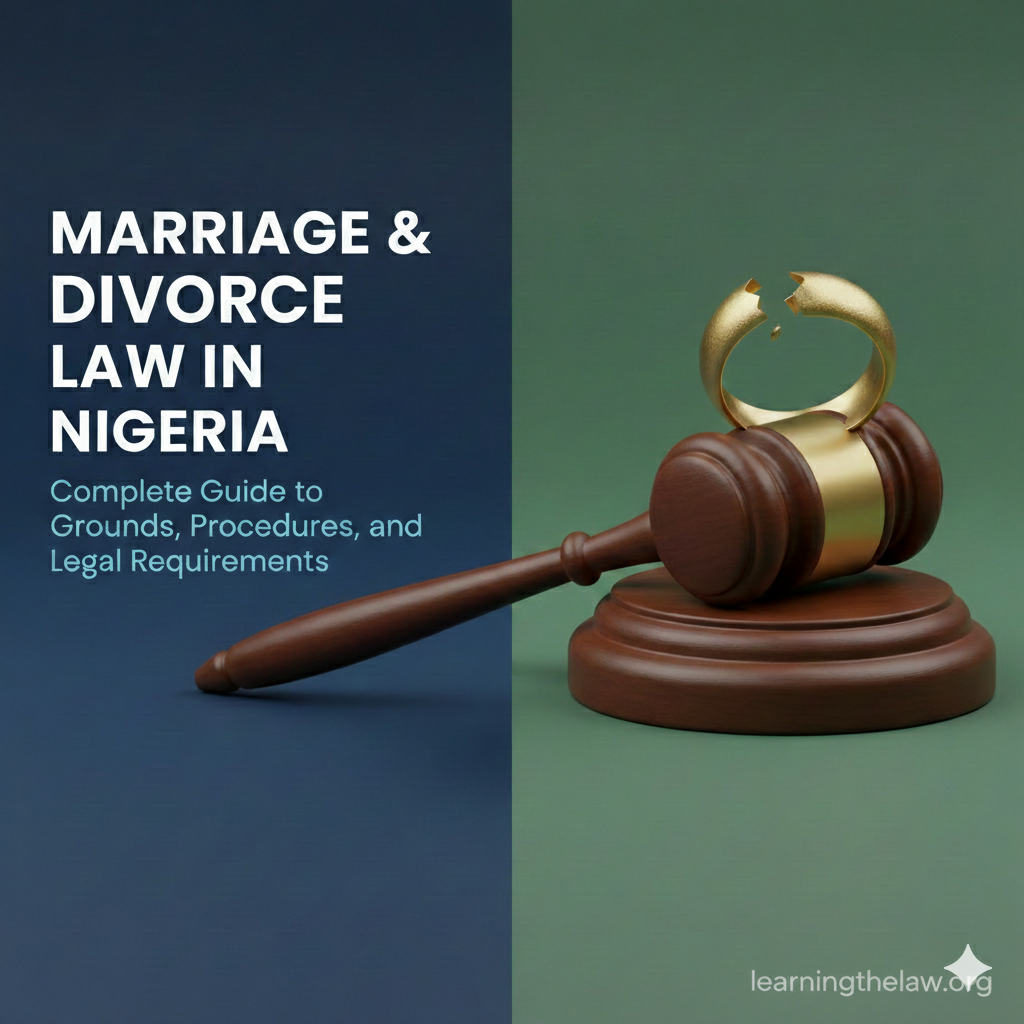 Marriage and Divorce Law in Nigeria