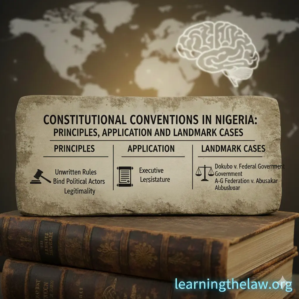 CONSTITUTIONAL CONVENTIONS